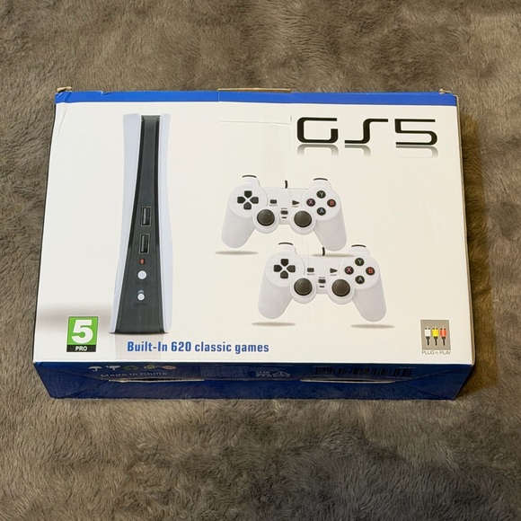 Game Station 5 Pro - Retro Video Game Console W/ 620 Built in Games - Picture 3 of 4